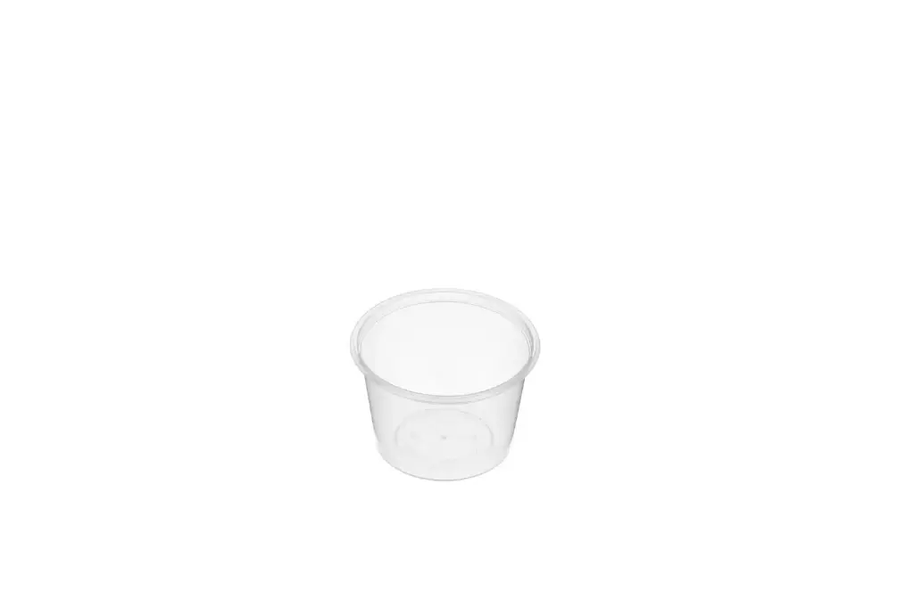 [RB100] 100ml Round Sauce Container Natural
