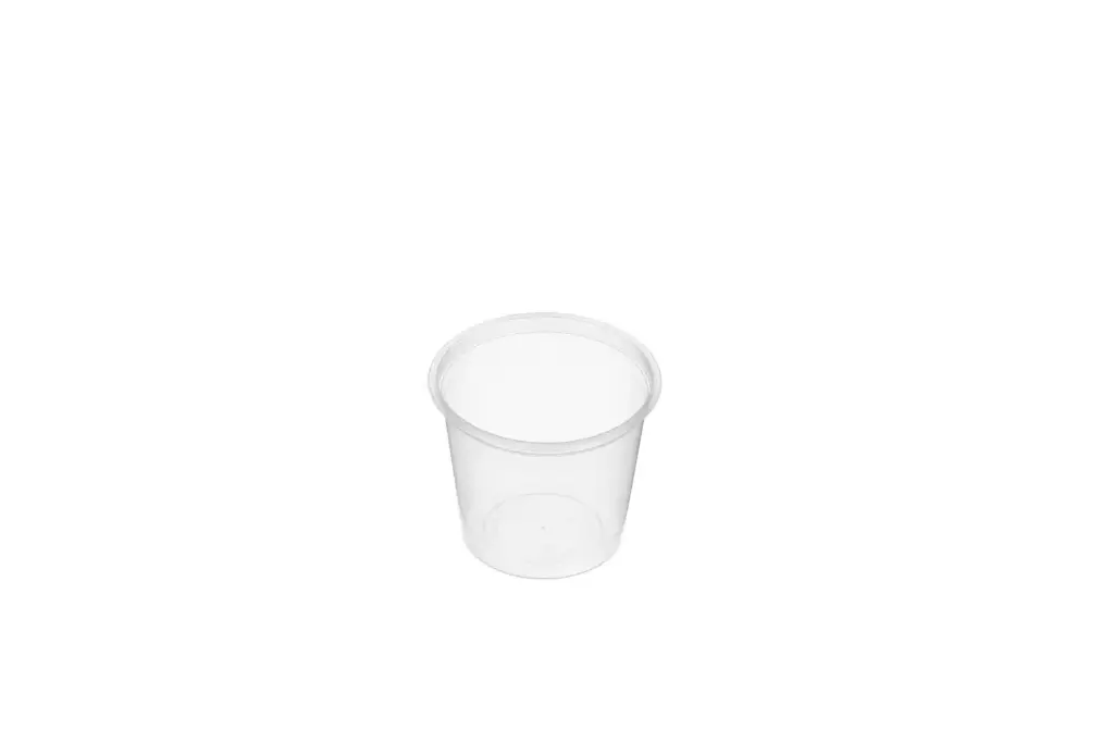 [RB150] 150ml Round Sauce Container Natural