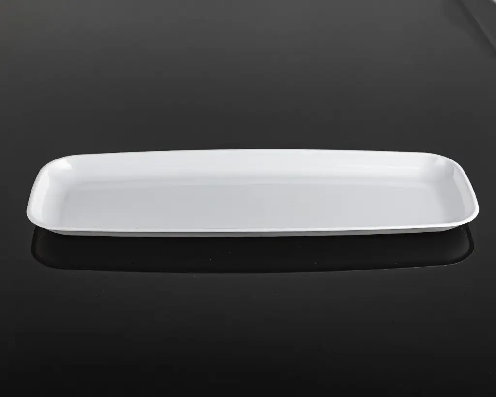 [RET3498] 165mm x 440mm Platter White Pk1