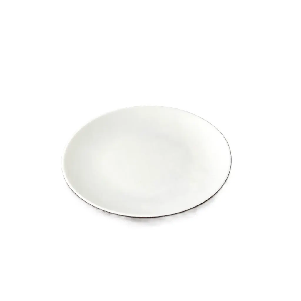 [HD710W] 175mm Deluxe Reusable Snack Plate White Pk10