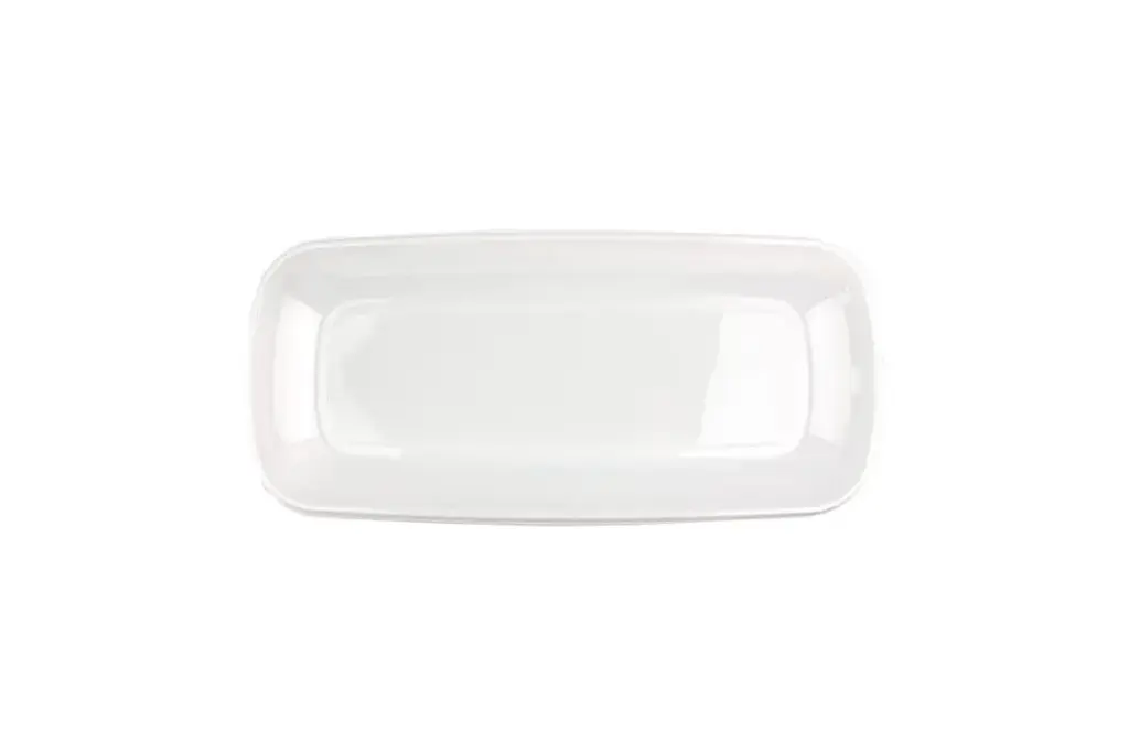 175mm x 390mm White Serving Tray Pk2
