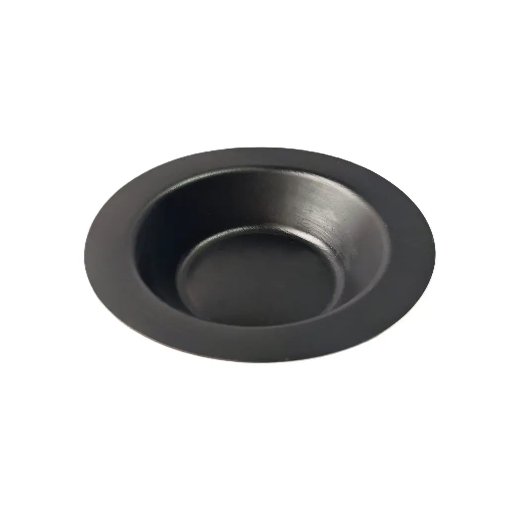 [HD7B10B] 180mm Deluxe Reusable Bowl Black Pk10