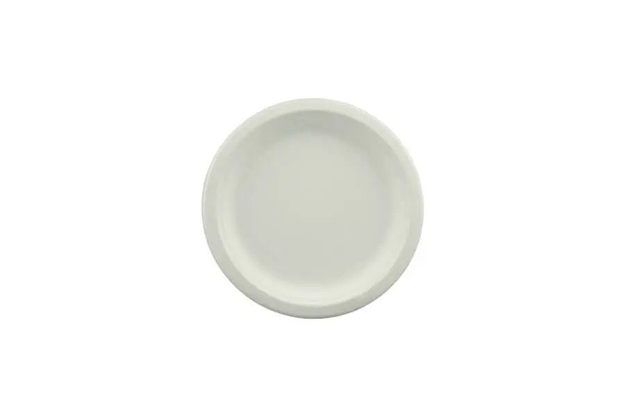 180mm Earth Sugar Cane Plate Pk25