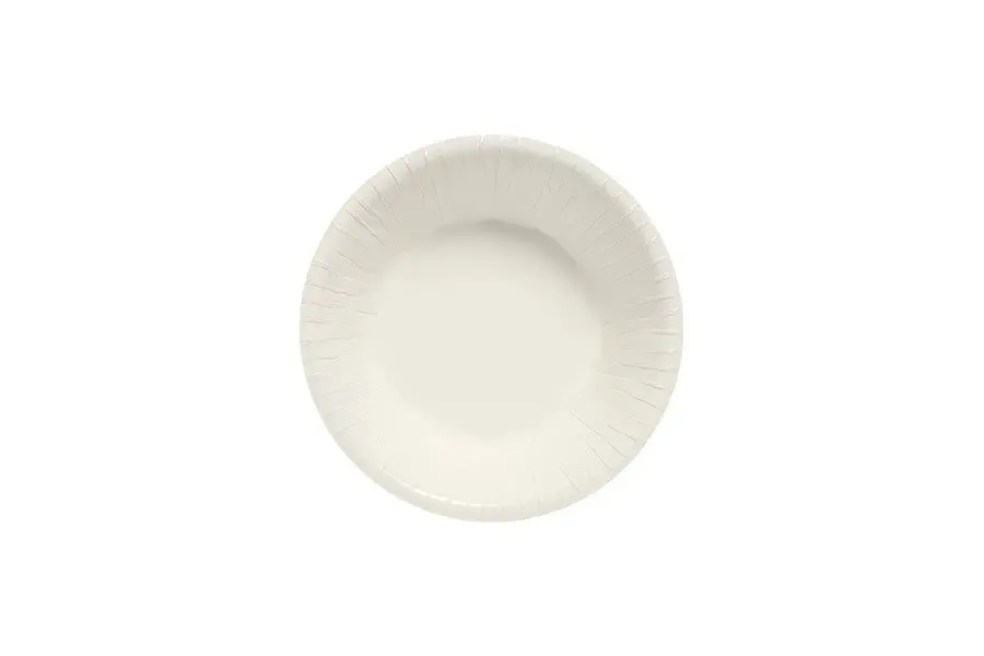 [PA7B15] 180mm FSC Round White Paper Bowl Pk15