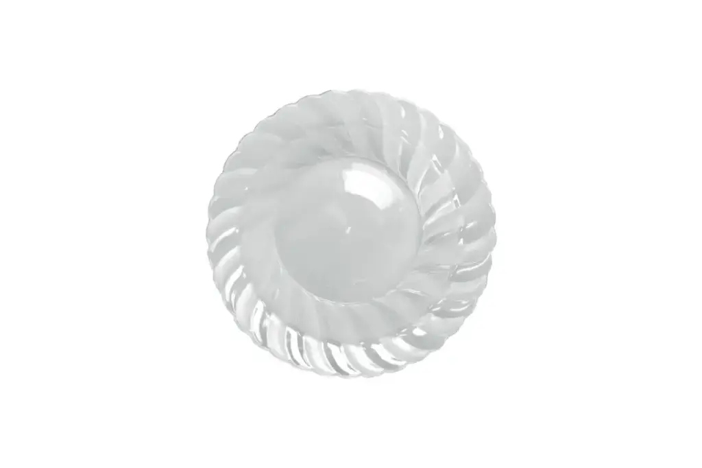 190mm Heavy Duty Clear Side Plate Pk6