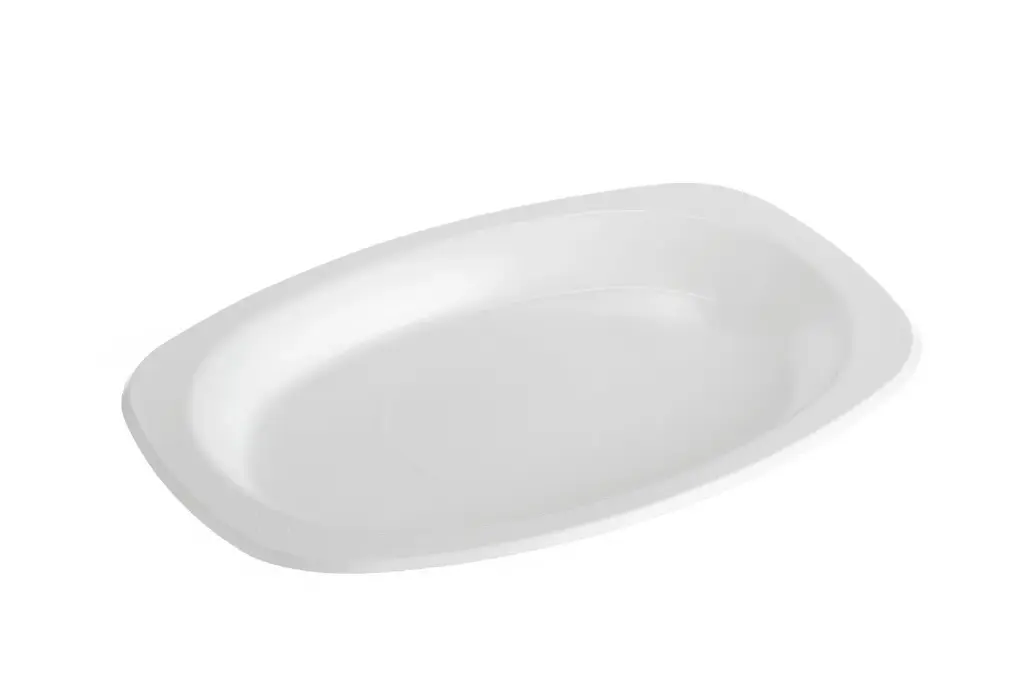 210 x 300 Oval Plate Medium White