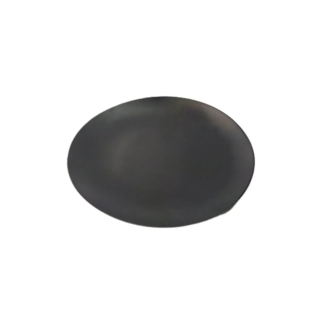 [HD910B] 230mm Deluxe Reusable Dinner Plate Black Pk10