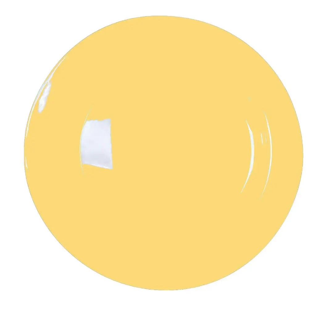 [REPY910-12] 230mm Reusable Dinner Plate Pastel Yellow Pk10