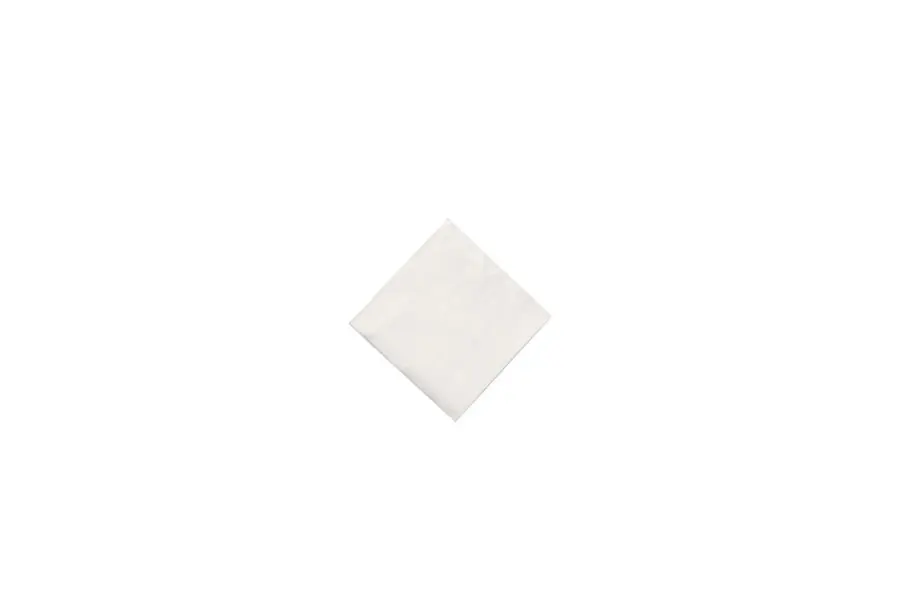 230mm x 230mm White 1ply Cocktail Napkins Pk100