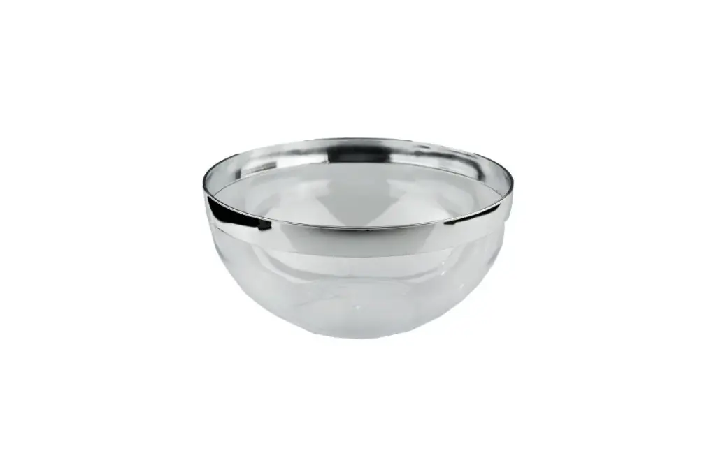 240mm Heavy Duty Salad Bowl With Silver Rim Pk1
