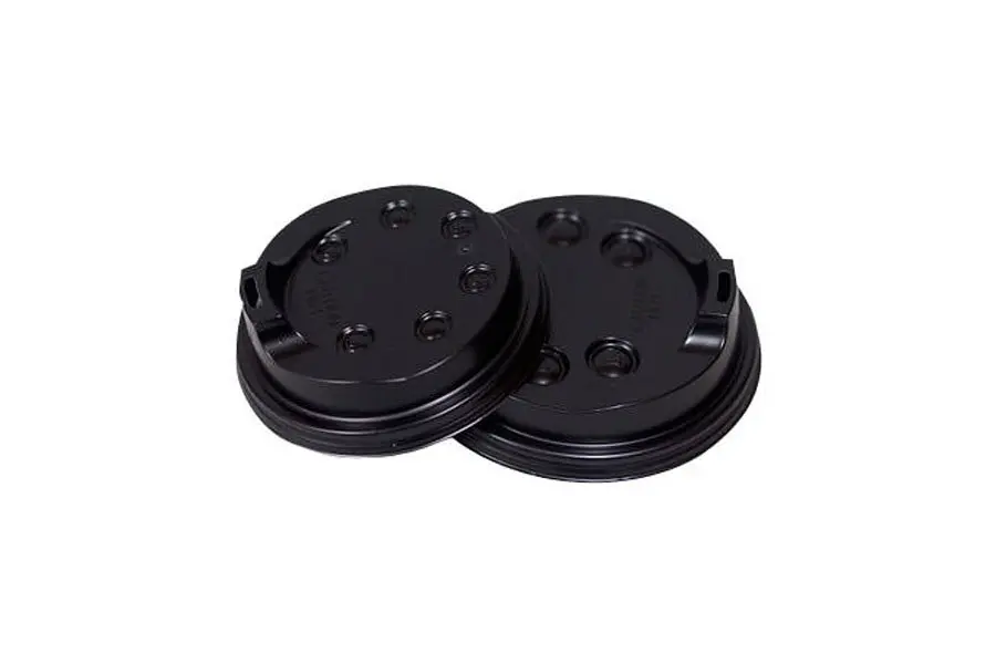 250ml/8oz Black Coffee Cup Lid Pk50