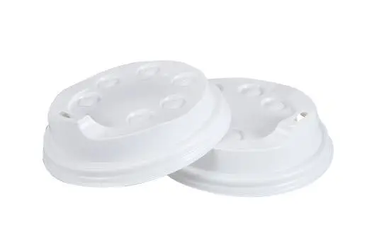 250ml/8oz White Coffee Cup Lid Pk50