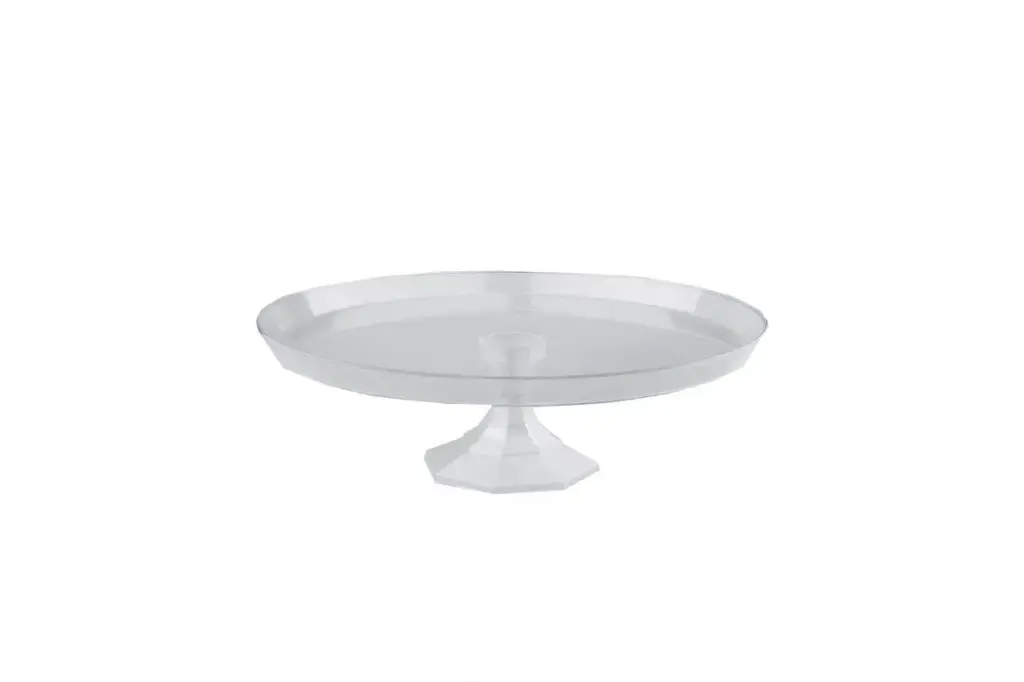 295mm Cake Stand Clear Pk1