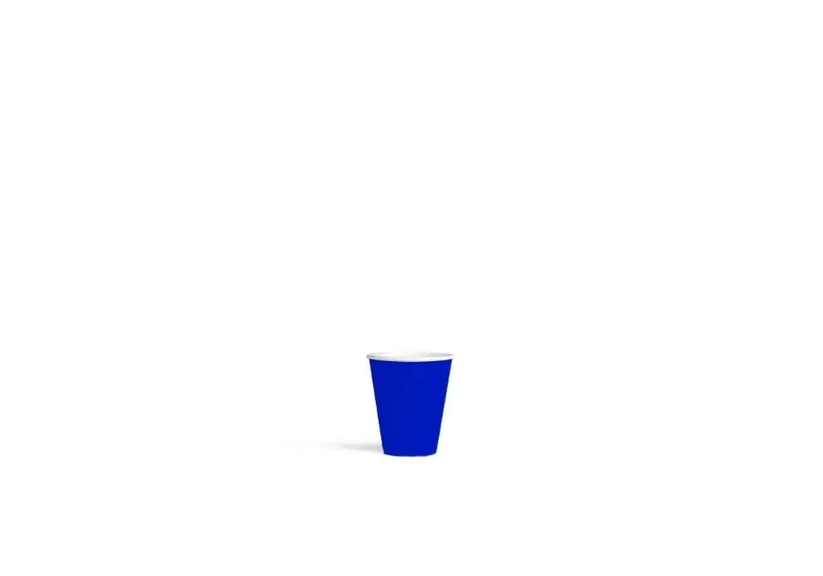 30mL FSC PLA Blue Paper Cup Pk30