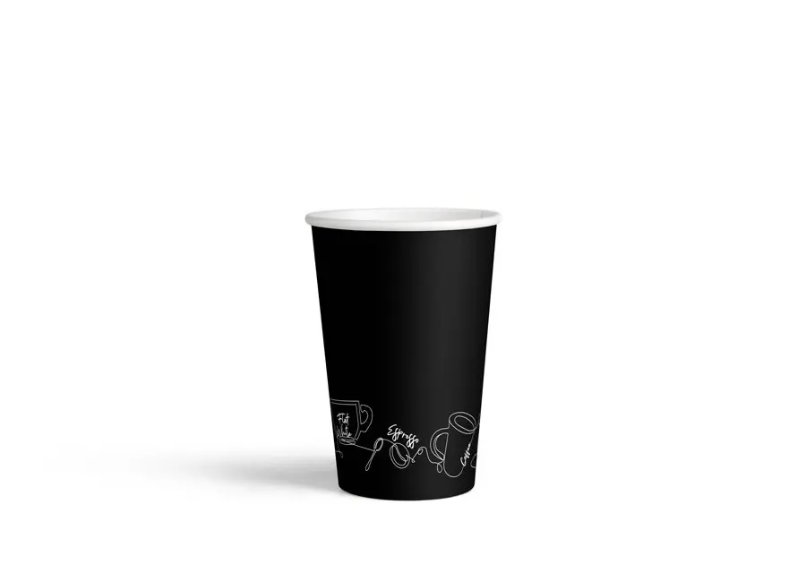 350ml/12oz Double Wall Paper Cup Printed Pk25