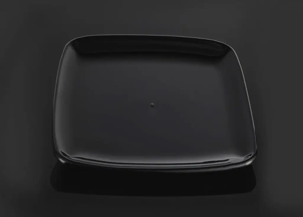 [RET3504] 355mm Square Platter Black Pk1