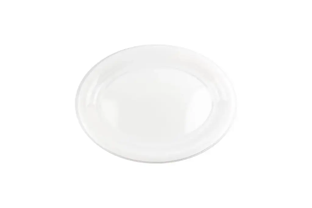 360mm x 480mm White Oval Tray Pk2
