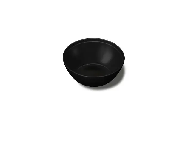 [REBK7B10-12] 400ml Reusable Bowl Black Pk10