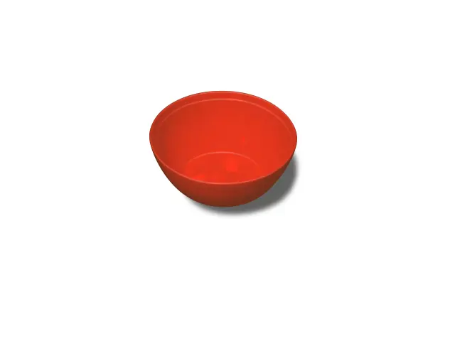 [RER7B10-12] 400ml Reusable Bowl Red Pk10