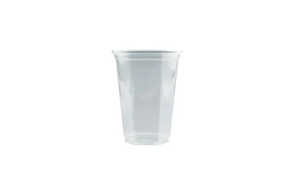 Hexagonal Clear Beer Cup 425ml Pk40