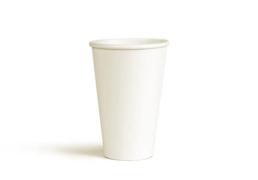 450mL FSC PLA White Paper Cup Pk12