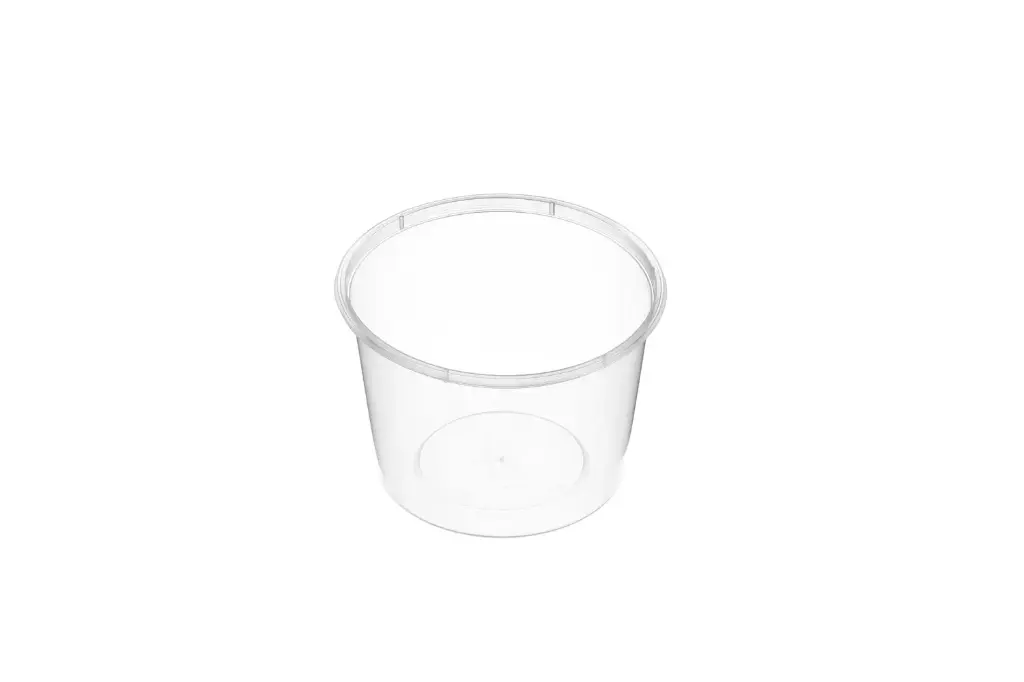 [RB600] 600ml Round Container Natural