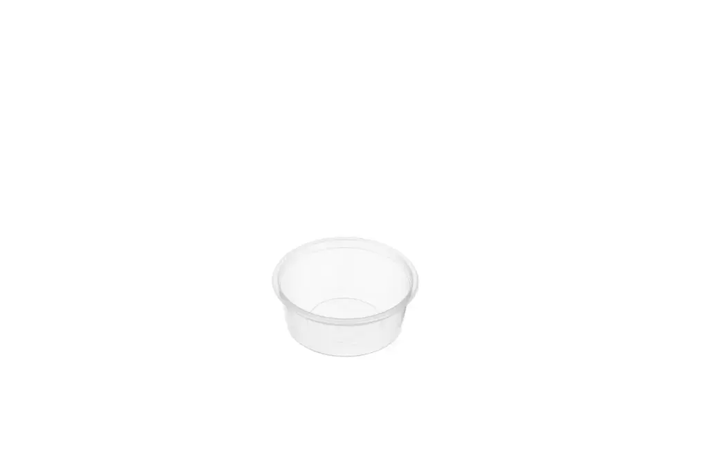 [RB70] 70ml Round Sauce Container Natural