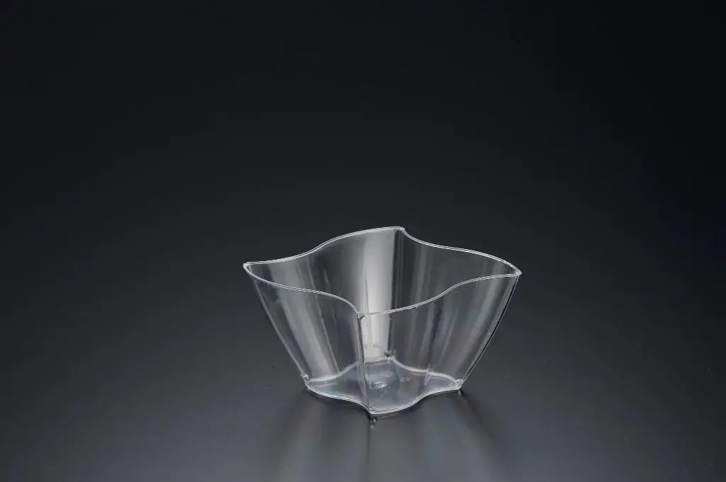 [JU1016] 72mm x 72mm x 48mm Mini Dish Wave Bowl Pk10