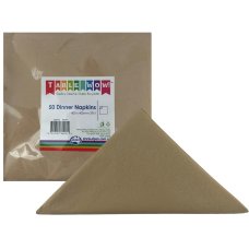 [380202.0] Kraft Dinner Napkin 40X40cm 2Ply P50