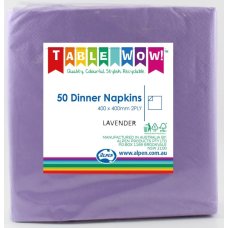 [380213.0] Lavender Dinner Napkin 40X40cm 2Ply P50