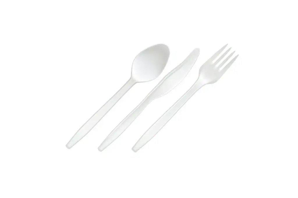 [REWCUT60] Reusable Mixed Cutlery White Pk60
