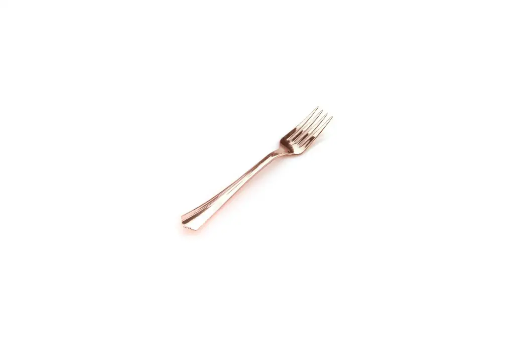 Stainless Steel Heavy Duty Fork Rose Gold Pk12