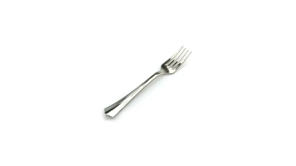 [PRFORK] Stainless Steel Heavy Duty Fork Silver Pk12