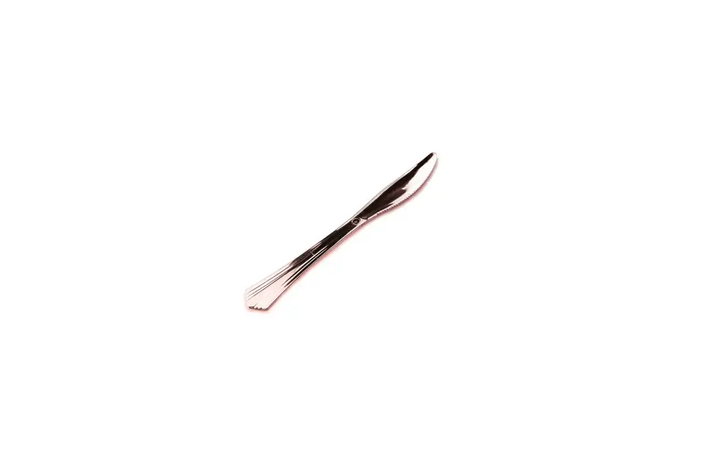 Stainless Steel Heavy Duty Knife Rose Gold Pk12