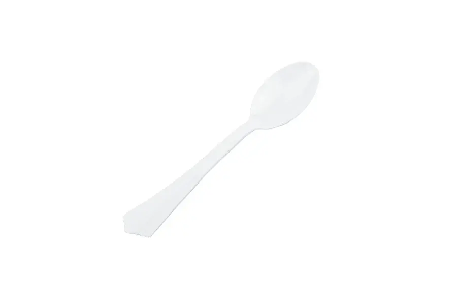 White Heavy Duty Spoon Pk40