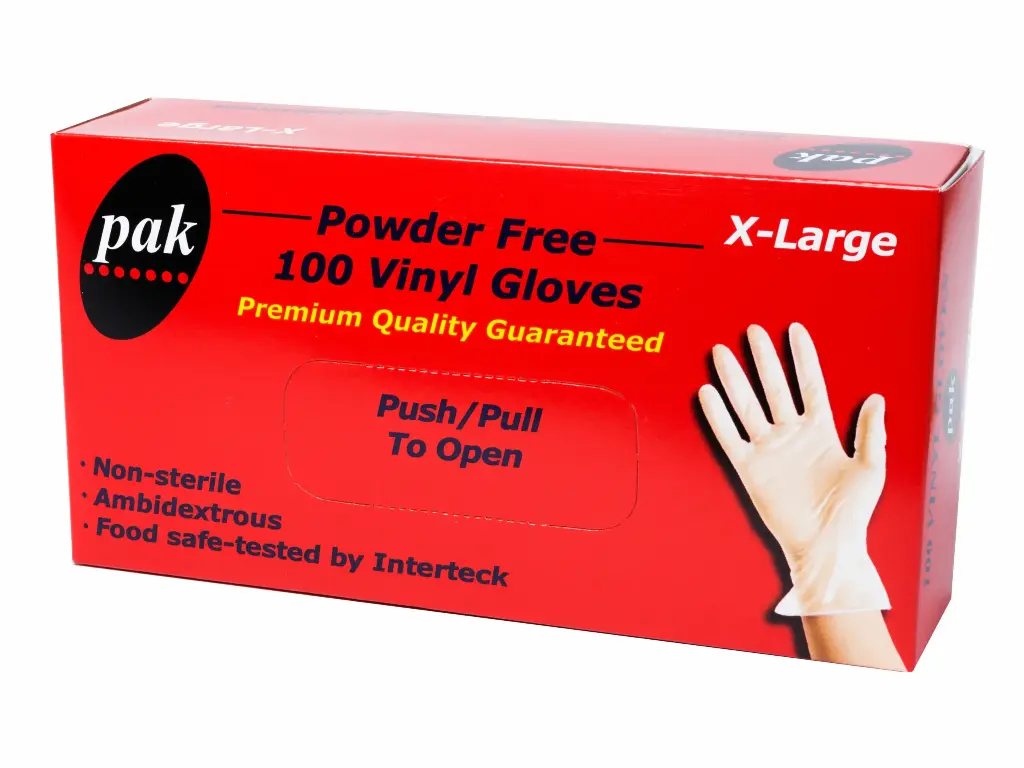 PAK VINYL CLEAR P/FREE - EXTRA LARGE