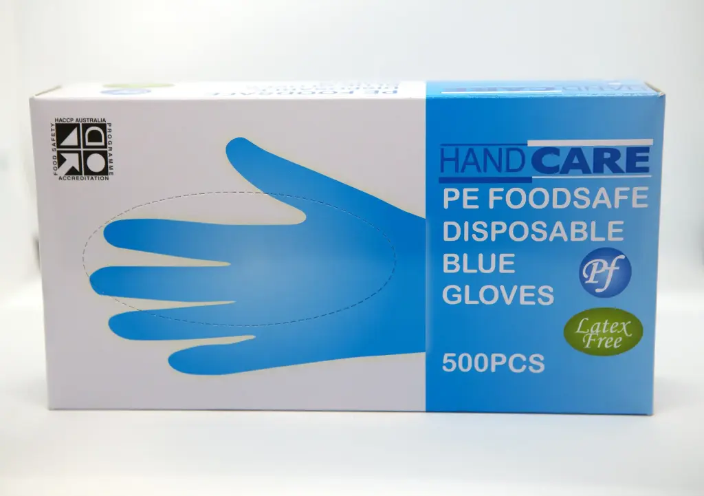 HandCare LDPE Gloves Blue - Extra Large