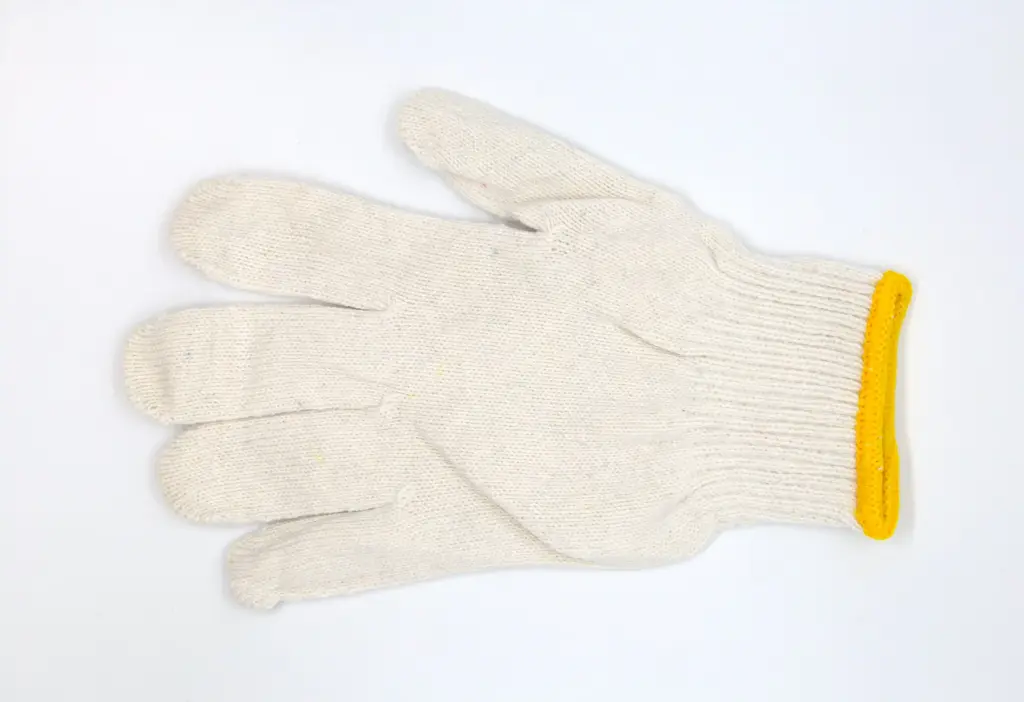 [303CWP-XL-CTN] HandCare White Poly Cotton Gloves - Mens-Carton
