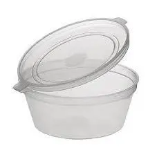 50ML ROUND SAUCE CONTAINER WITH LID