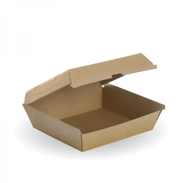 [WOW-DINNER-BOX] 150 KRAFT CORRUGATED DINNER BOX 170*160*80
