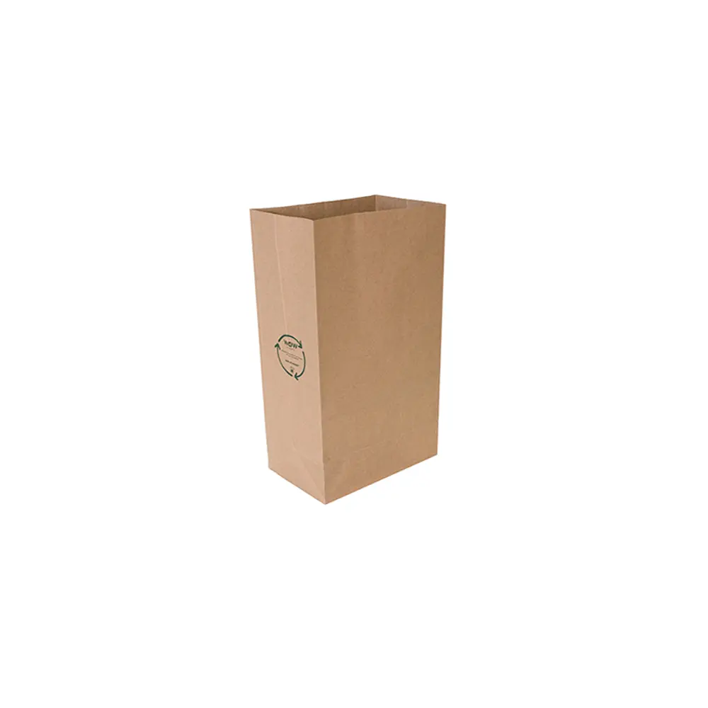 [WOW-SOS8-MED] 500 #8 SOS PAPER BAG NO HANDLE 160W+102G*315H