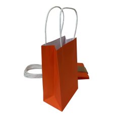 PARTYBAG PAPER ORANGE PK5