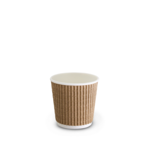 [4TWC-NB] 4oz Triple Wall Hot Cup - Brown