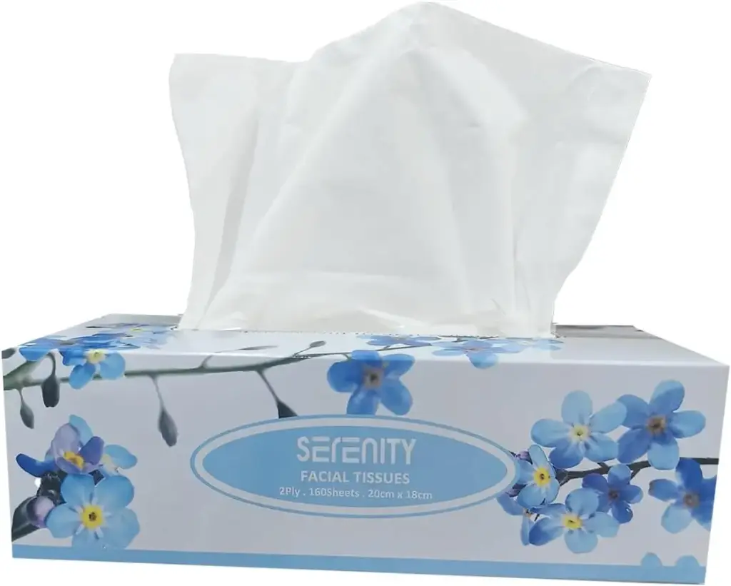 [ST160] Serenity Facial Tissues FF 2Ply . 160Sheets . 20cm x 18cm