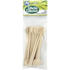 [460584] Wooden Swizzle Stick 15cm Pack 25