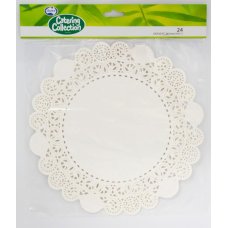 White 10.5in (267mm) Round Doyley P24