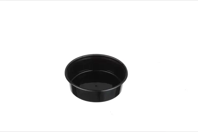 [RB 220B] 220ml Round Container Black (1000 pcs/carton)