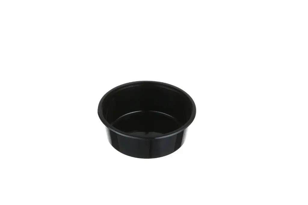 280ml Round Container Black (1000 pcs/carton)