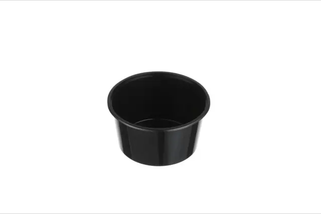 440ml Round Container Black