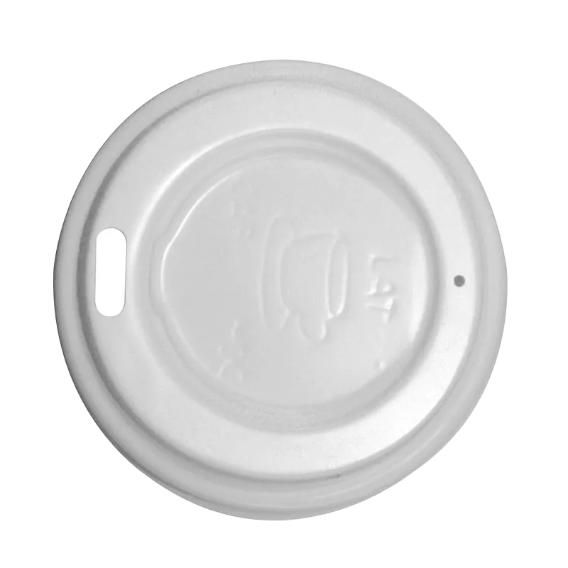 WHITE 4OZ PAPER COFFEE CUP LIDS